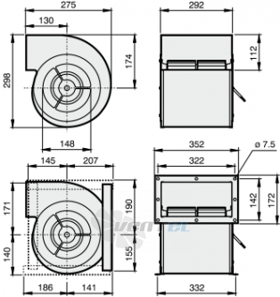 Rosenberg DRAE 181-4 L - описание, технические характеристики, графики